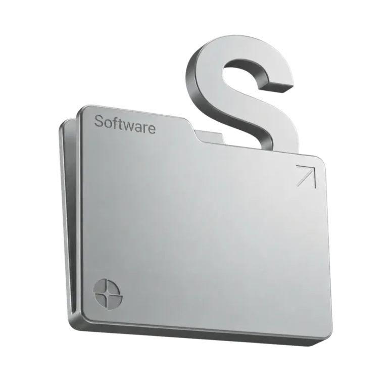 3D-Icon für die Softwarelösungen von Takoma Digital für Lohnfertiger und Zerspaner